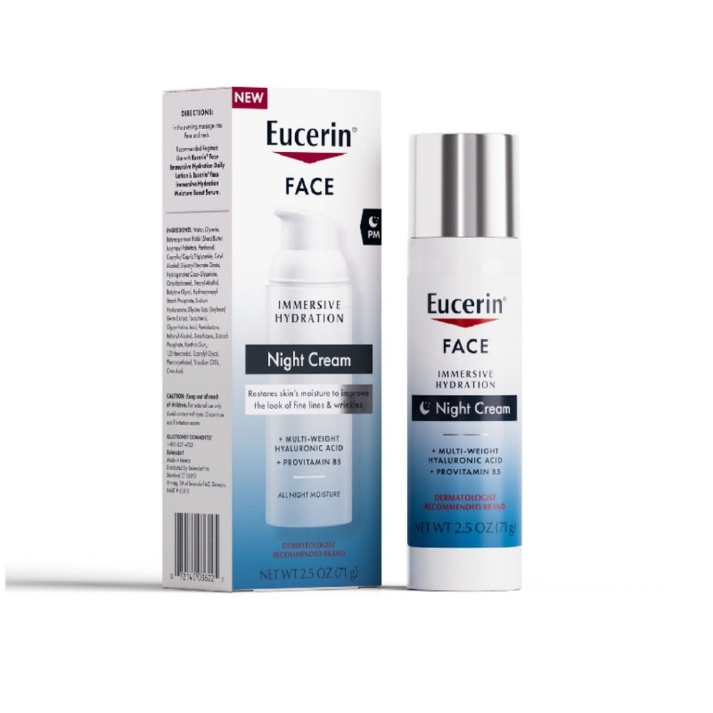 $10 Add-On Eucerin Face Immersive Hydration Night Cream 2.5oz